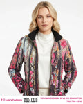 Dolcezza Woven Coat with Prints 76813