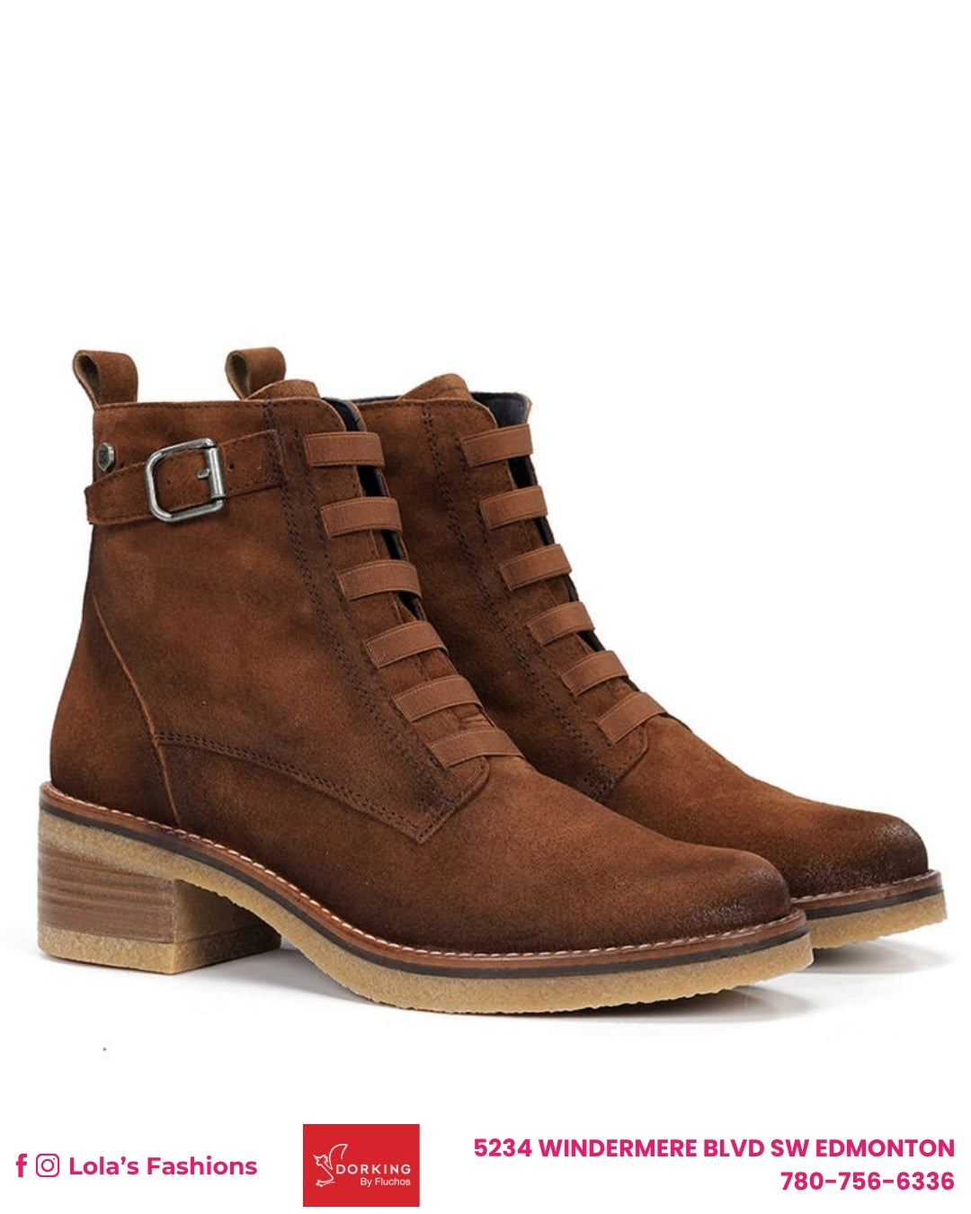 Dorking Lucero 8868 Women's Crepe Sole Side-Zip Ankle Boot 100118