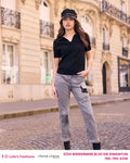 Frank Lyman Embellished Mid-rise Trousers Style 264819