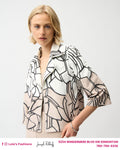Joseph Ribkoff Collared Hip-length Blazer Style 261908
