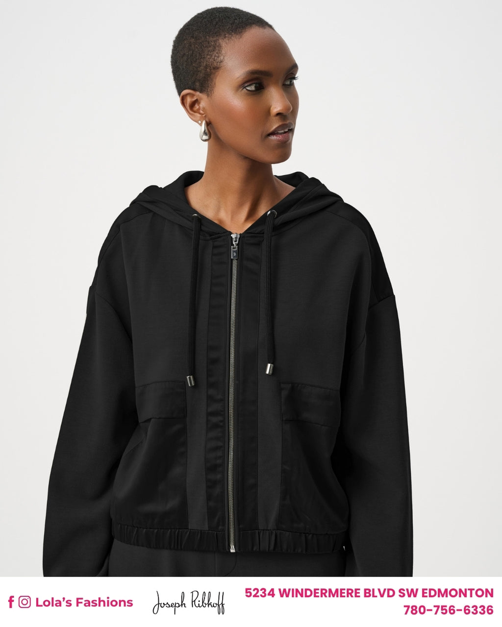 Joseph Ribkoff Hooded Casual Relaxed Fit Style 263624