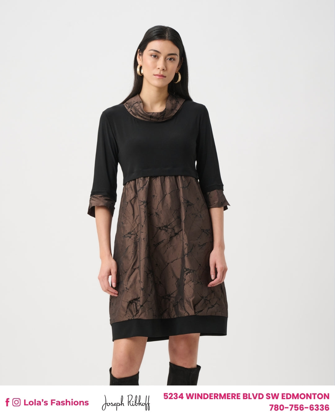 Joseph Ribkoff Knee-length A-line Dress Style 263219