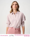 Joseph Ribkoff Striped Button Closure Shirt Style 261931