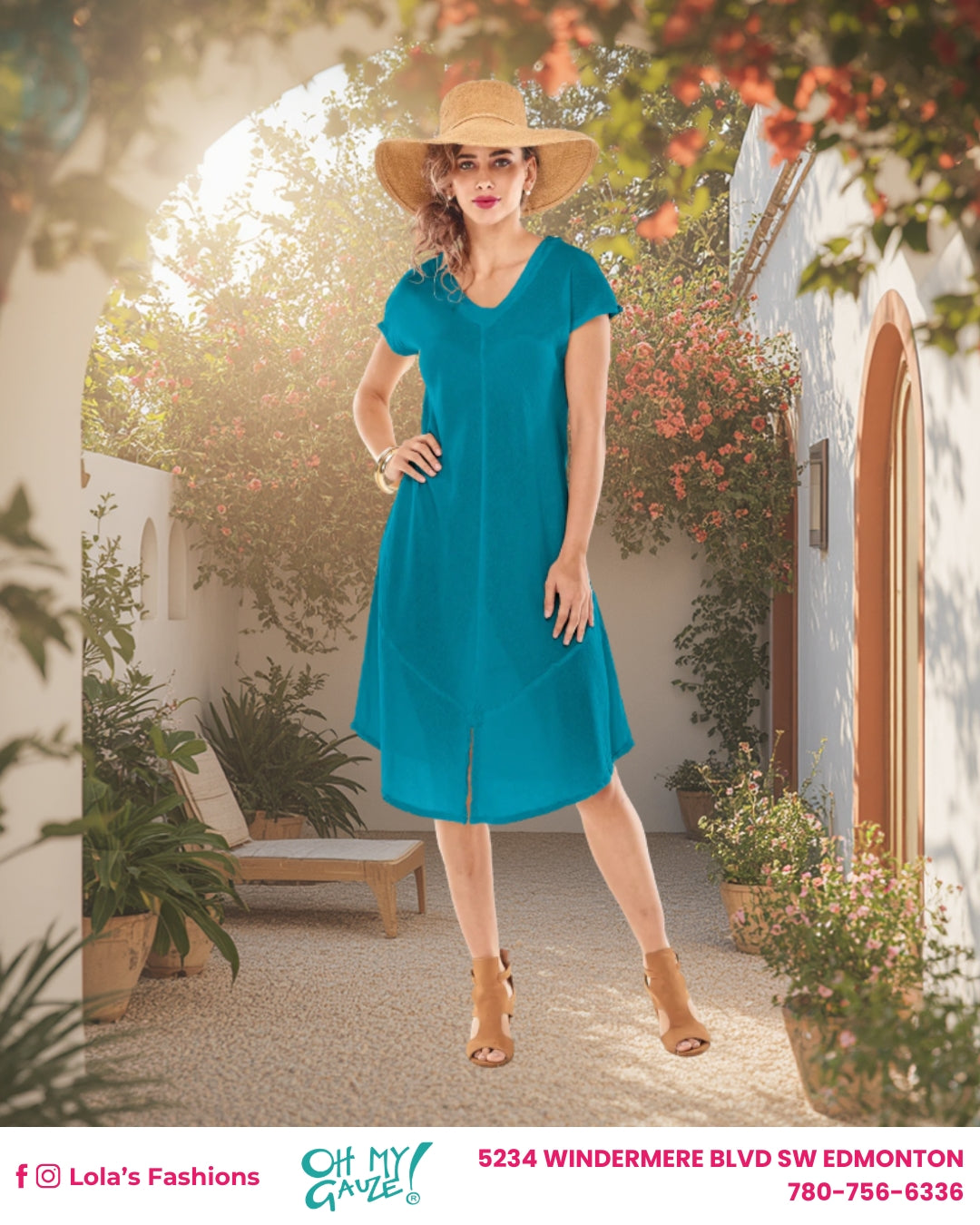 Oh My Gauze Kaley Cotton Gauze Dress