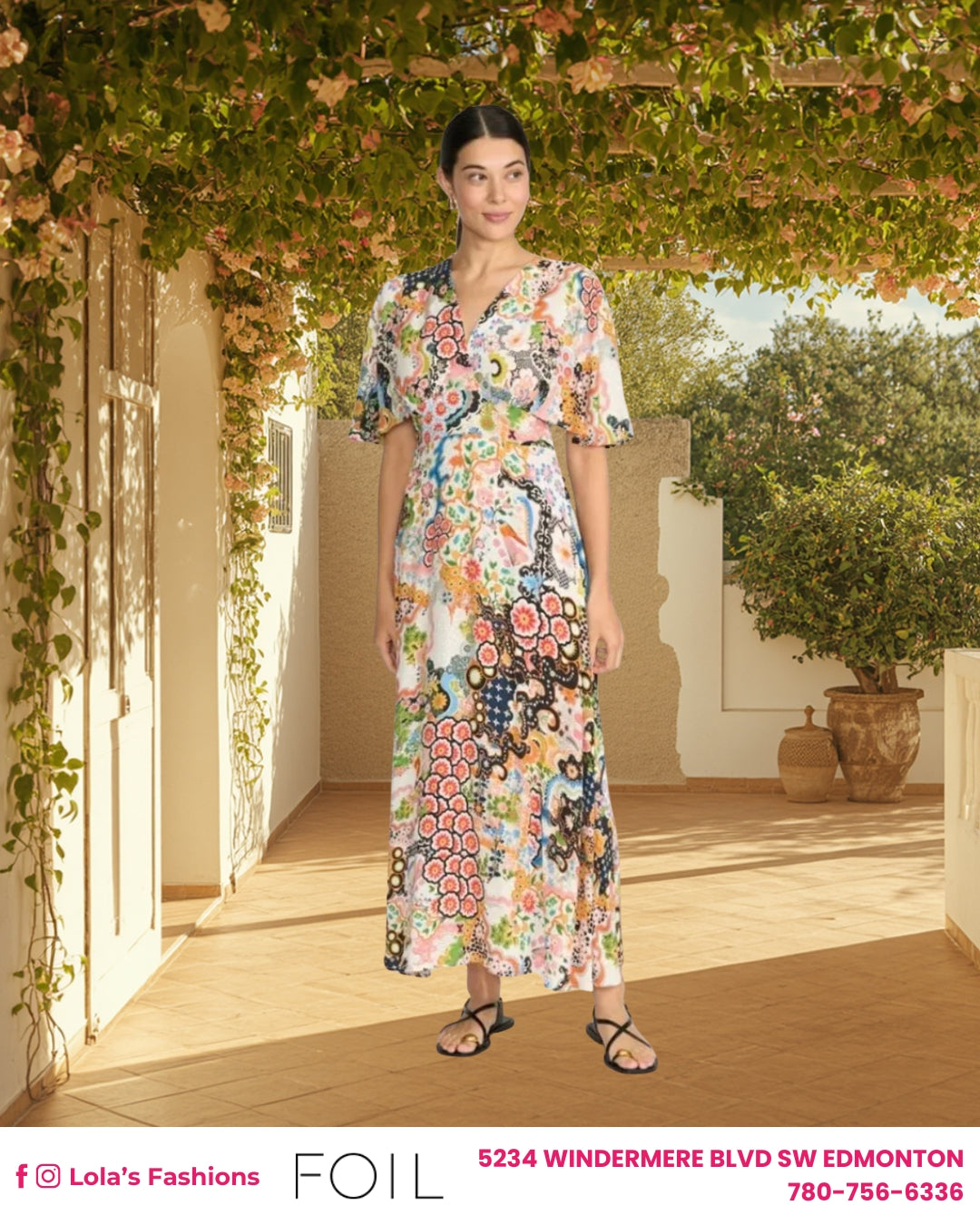 Foil Race Favourite Dress FO8235