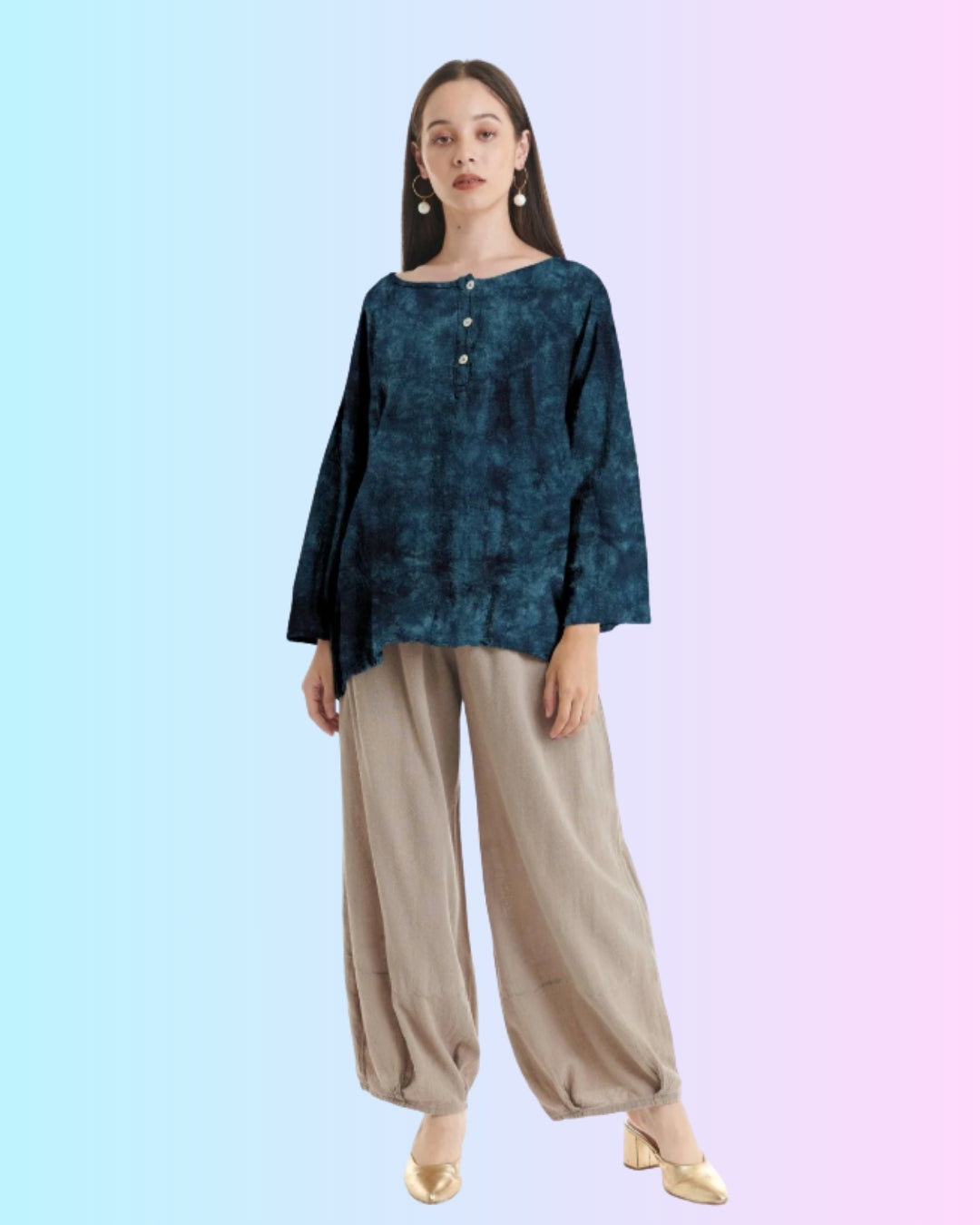 Oh My Gauze Valley Cotton Gauze Blouse