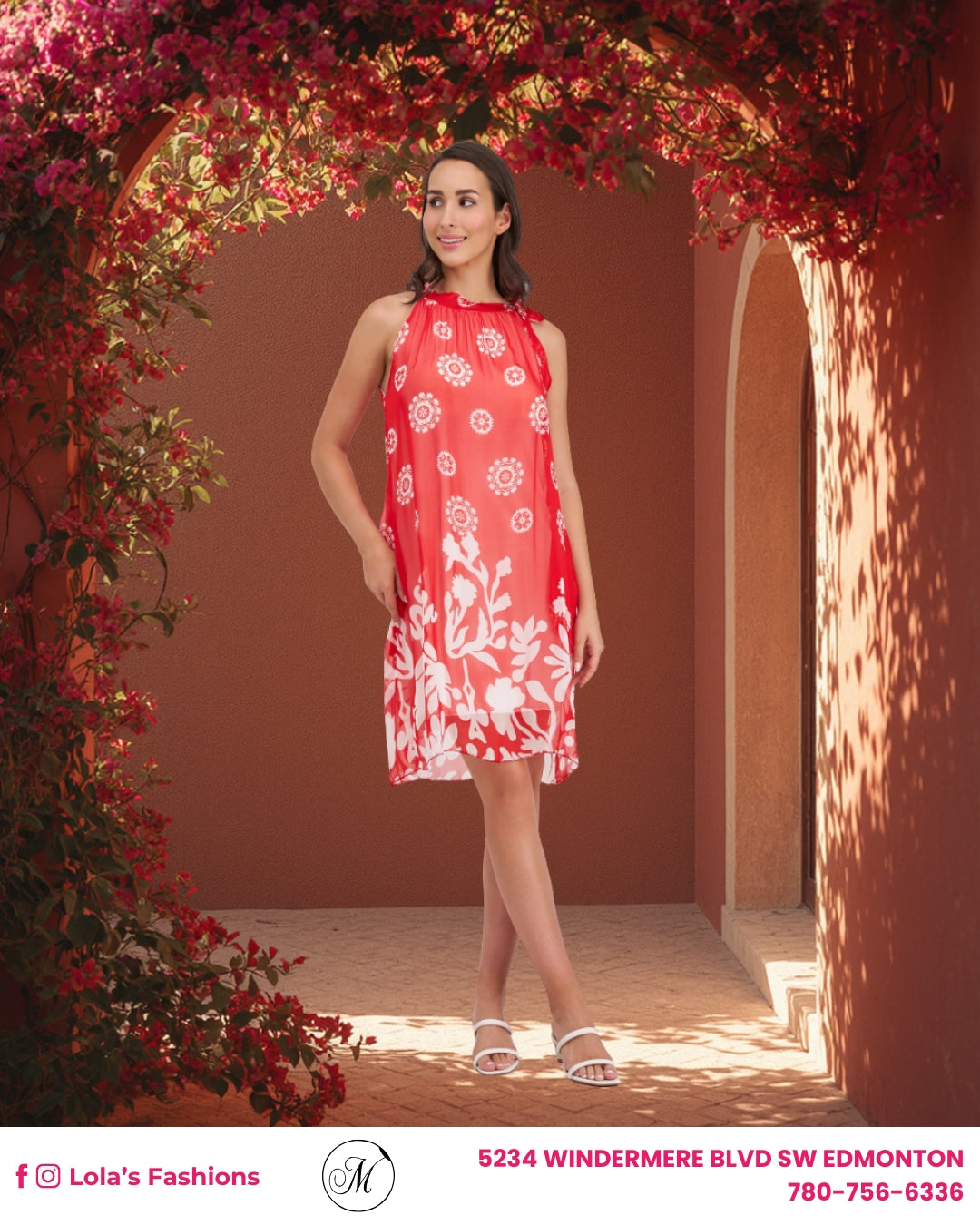 M Made in Italy Women's Woven Dress 66888