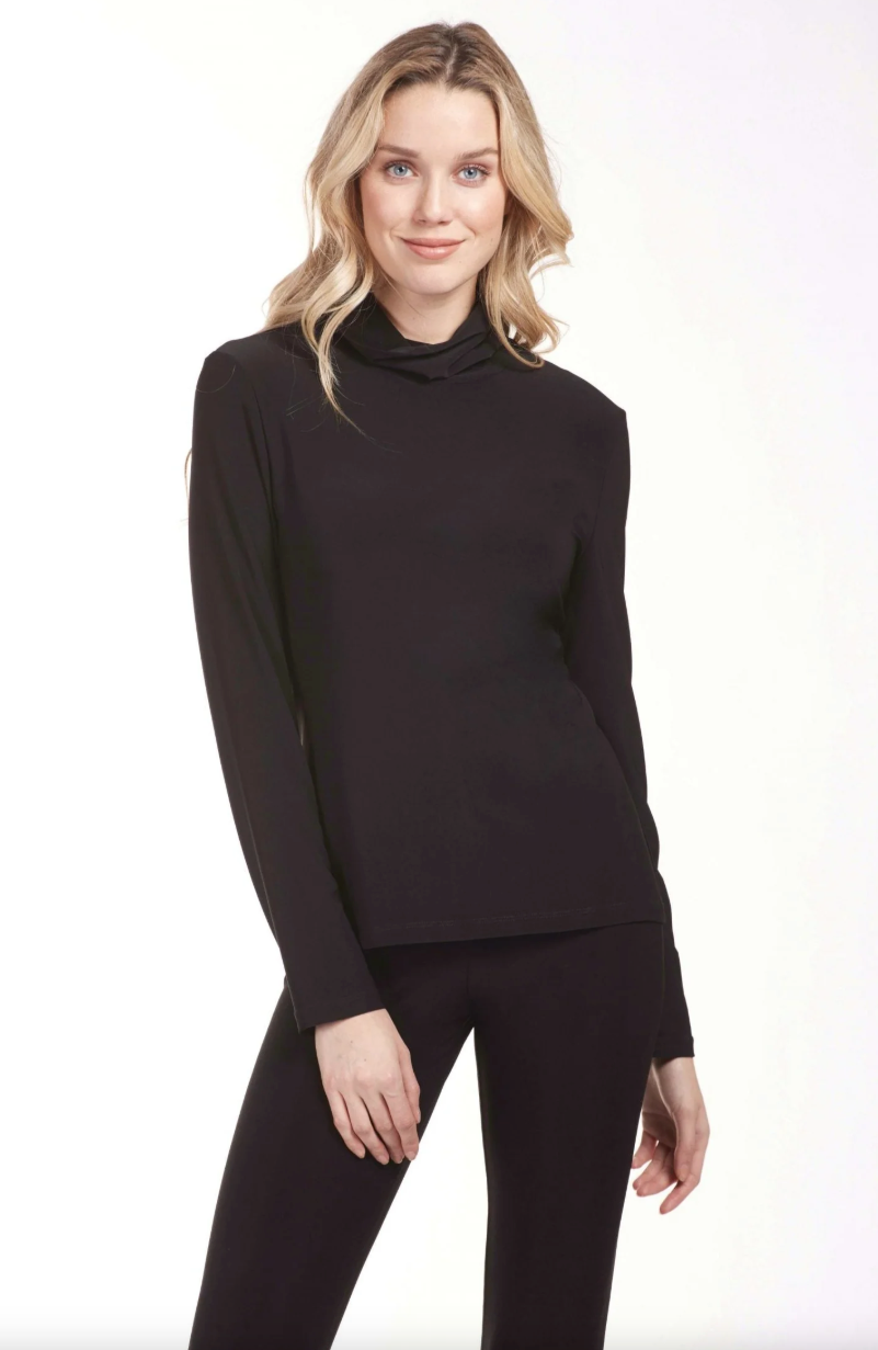 Frank Lyman Black Top Turtleneck 183075