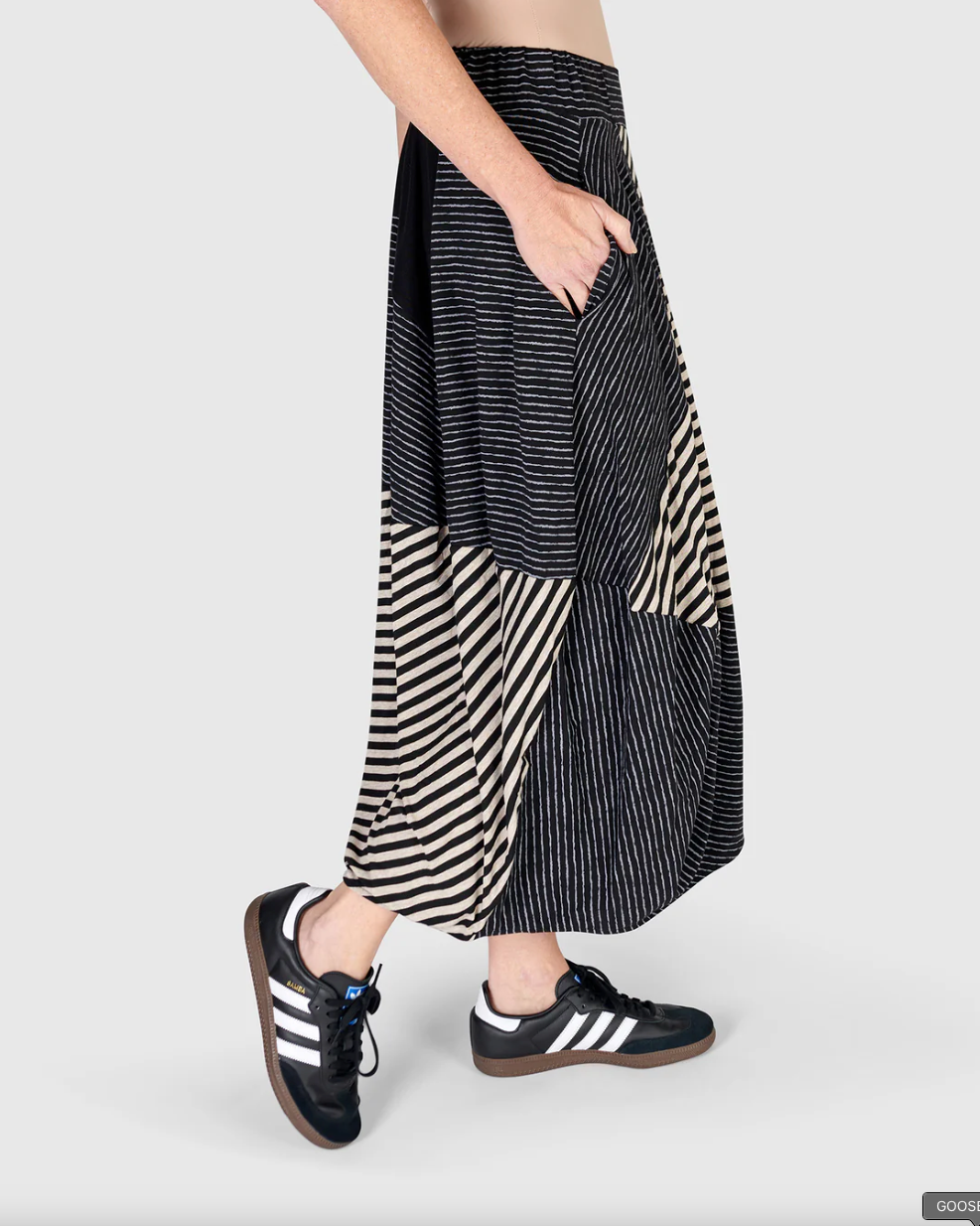 Alembike Urban Johannesburg Cocoon Skirt, Stripes - UK950S