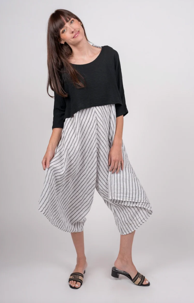 ME & GEE L-6551 Knit Shortie Top