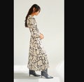 Charli Emaline Shirt Dress - Black Floral Print