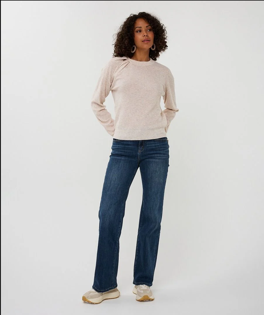 Esqualo Long Sleeve Twisted Knit Sweater 2507512