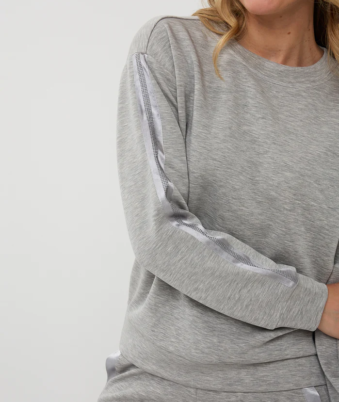 Esqualo Modal Sweater with Rhinestones 2505504