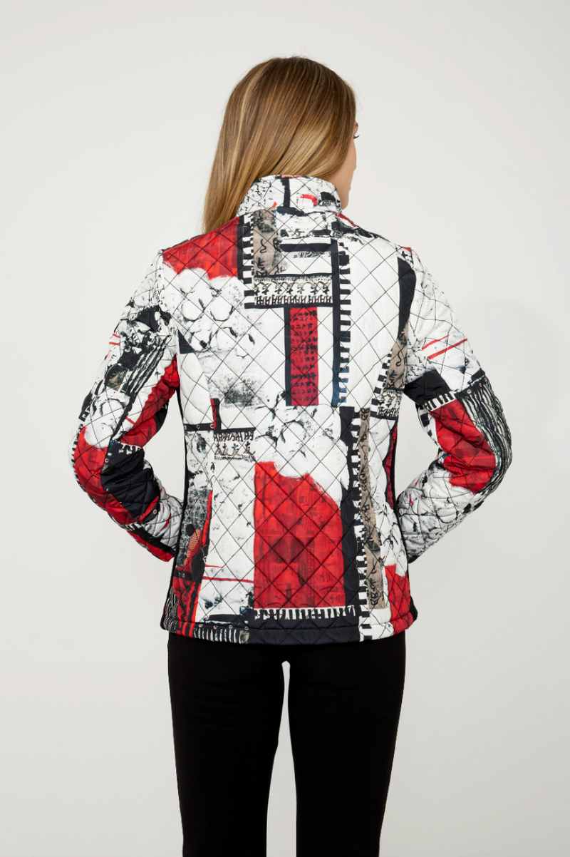 Dolcezza Casual Puffer Jacket With Zipper Style 75831