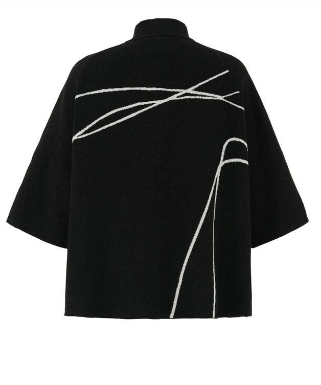 Dolcezza Black Knit Cardigan 75302