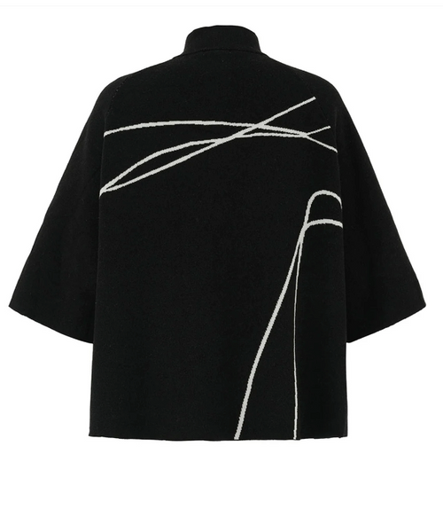 Dolcezza Black Knit Cardigan 75302