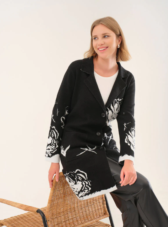 Dolcezza Knit Sweater Coat Style 75301