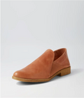 Django & Juliette Kefect Tan Leather Flat Shoes