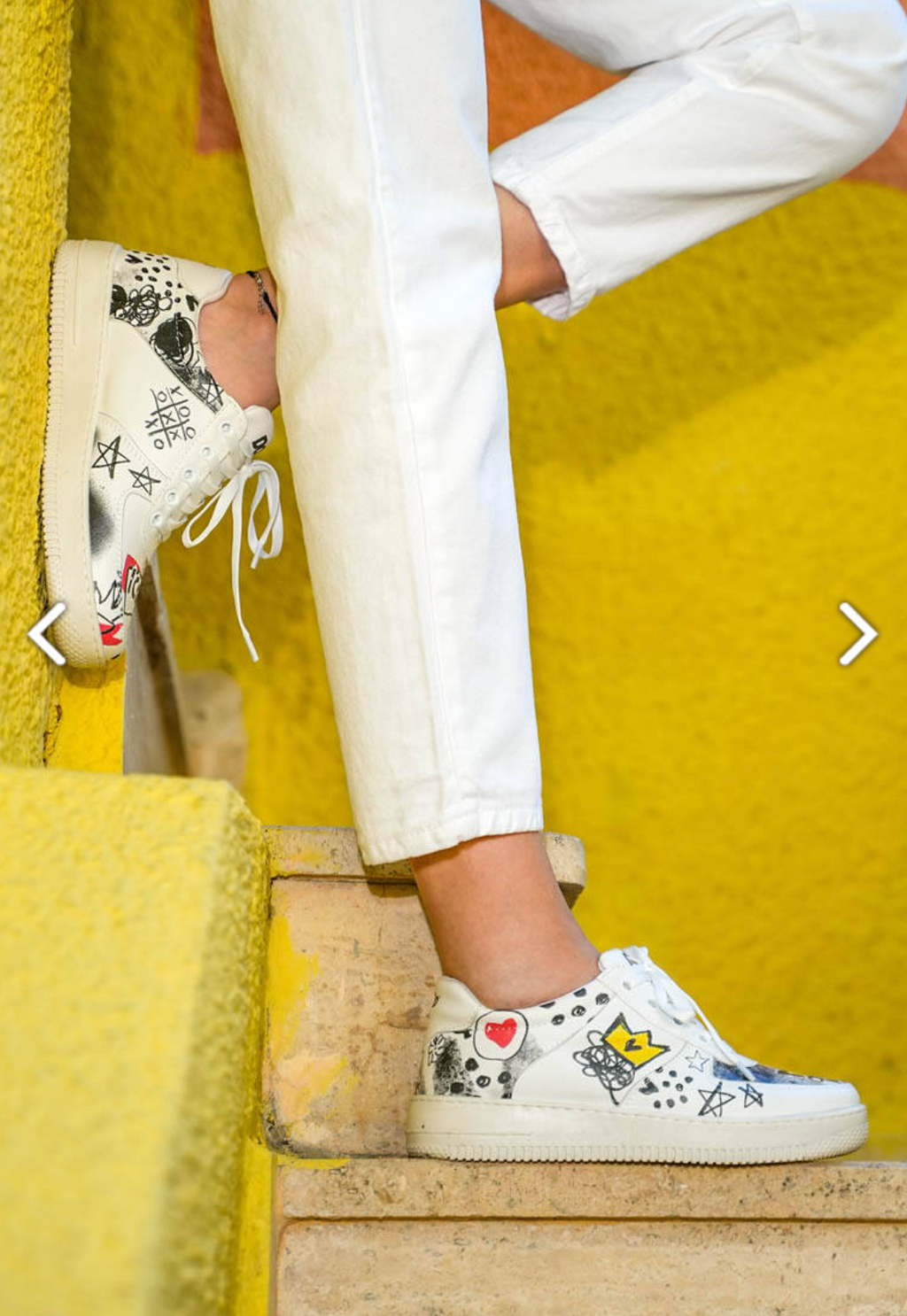 Dogo Women Vegan Leather White Sneakers - Icon Design