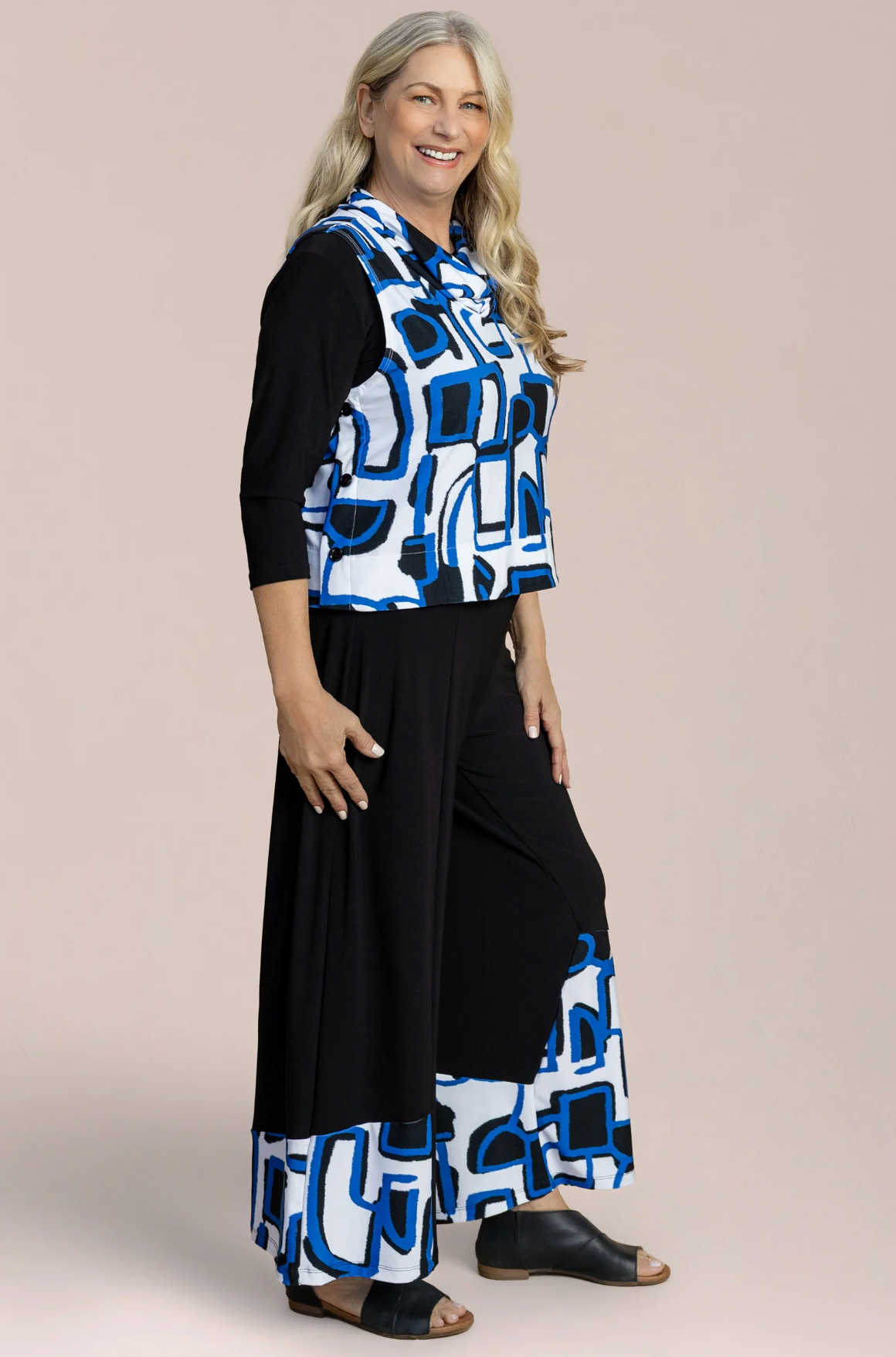 Sympli Top It Up Smock, Print 21249