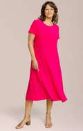Sympli Fit & Flare Dress Short Sleeve Dress 28198