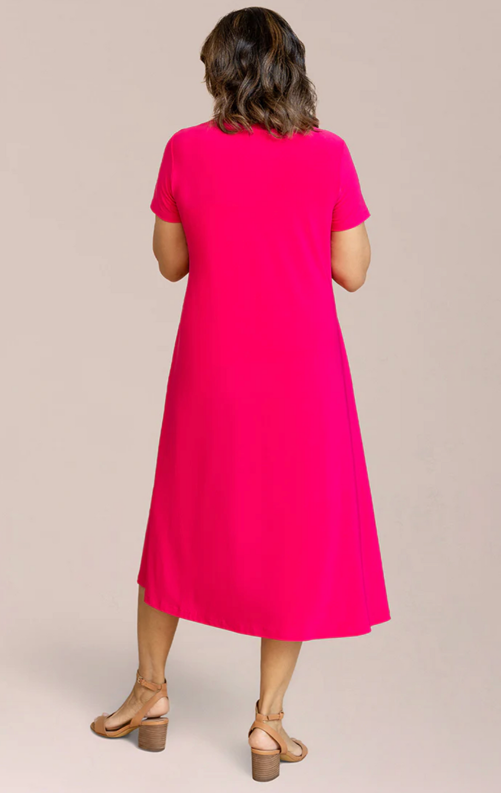 Sympli Fit & Flare Dress Short Sleeve Dress 28198