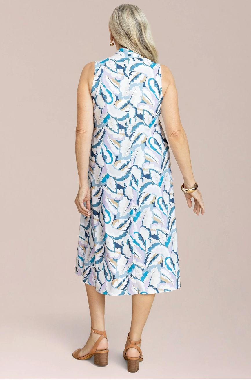 Sympli Sleeveless Deep V Dress Short 28185