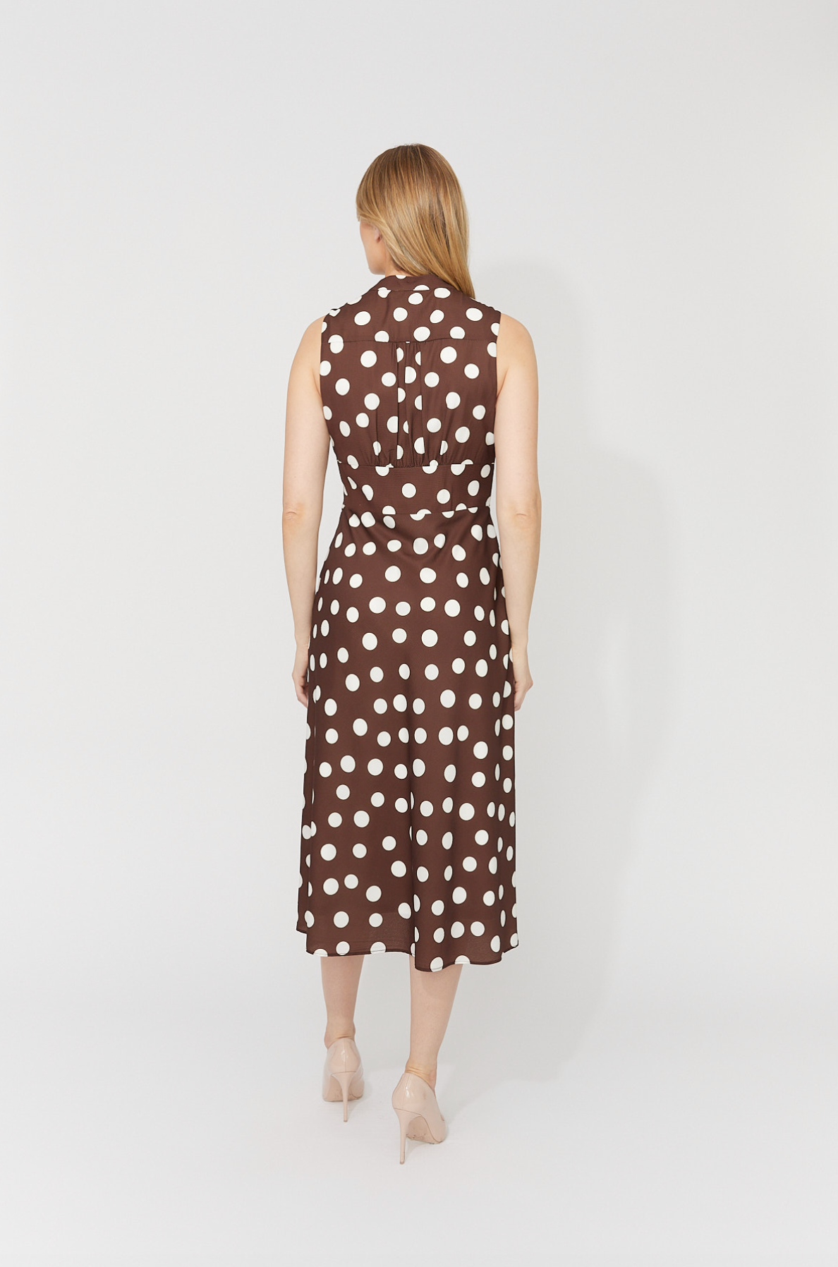 Frank Lyman Polka Dot A-line Dress Style 261380