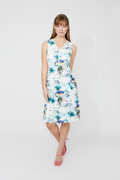 Frank Lyman Floral Sleeveless A-line Dress Style 261234