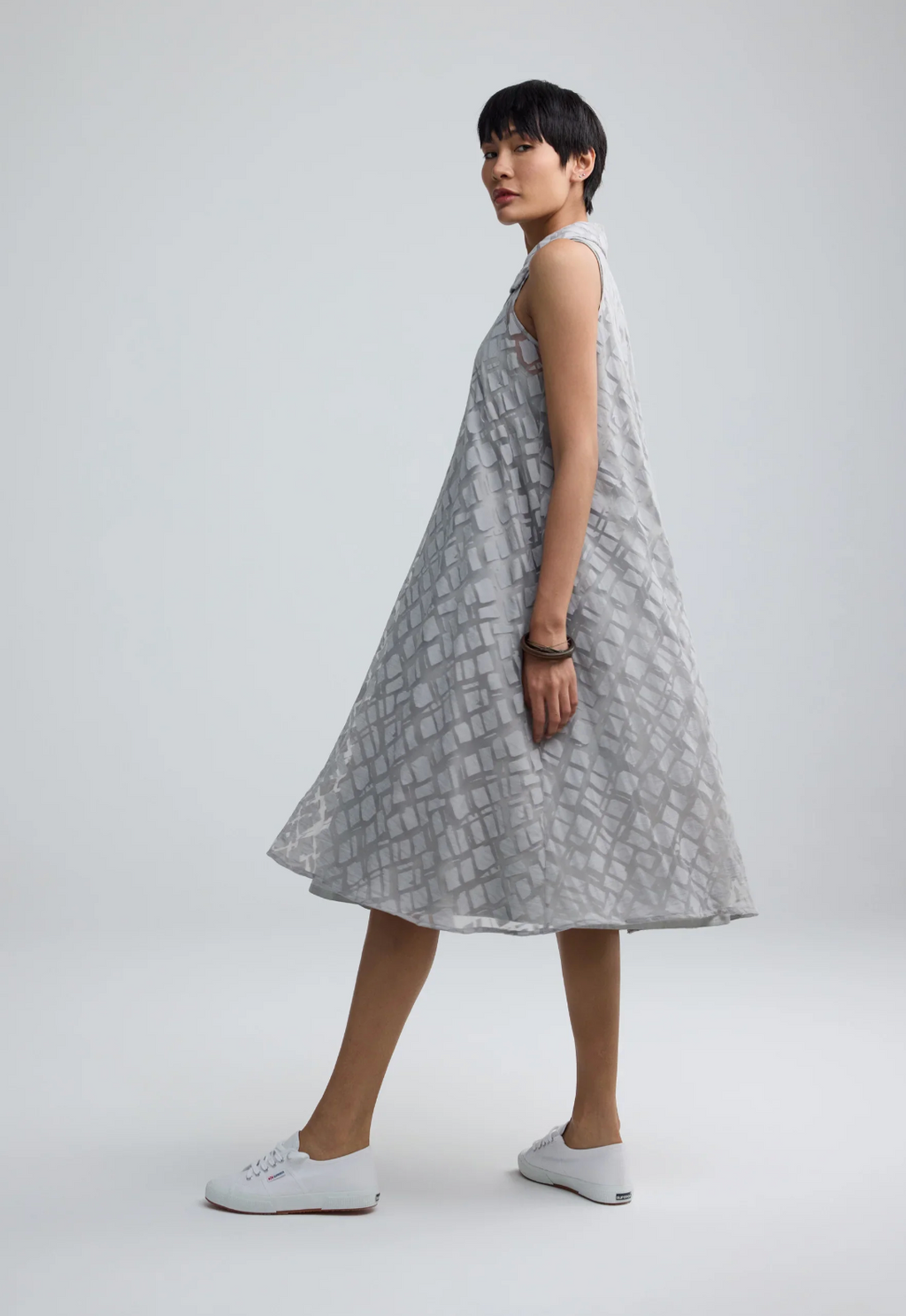 Luukaa ELUNE Layered Hybrid Midi Dress Style 504