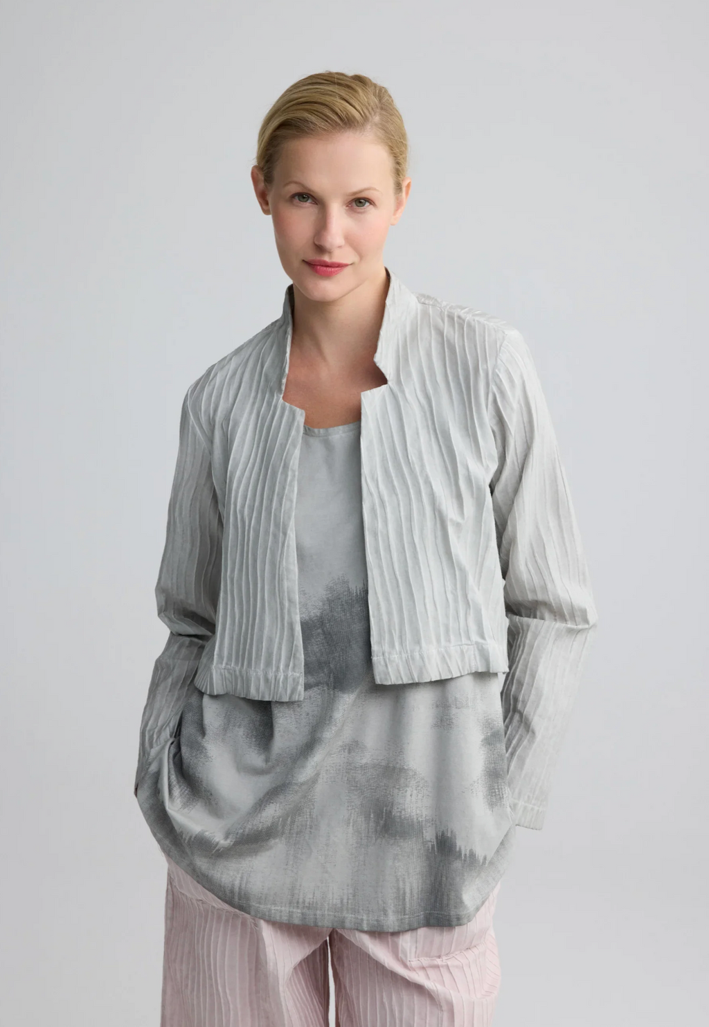 Luukaa IVELLE Garment-dyed bolero jacket 326