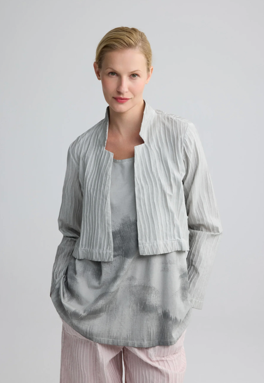 Luukaa IVELLE Garment-dyed bolero jacket 326