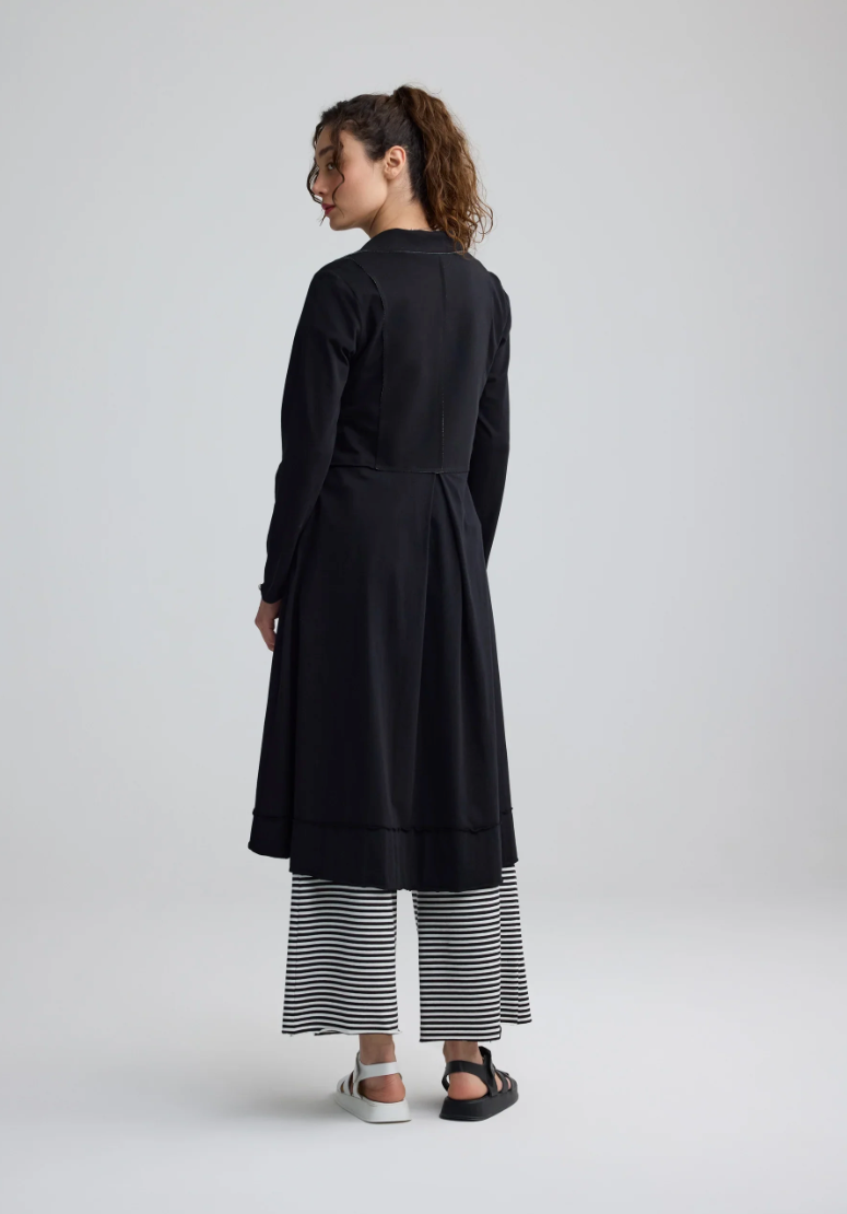 Luukaa YSOLDE Contrast-stitch long jacket 310
