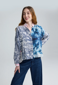 Luukaa DAHLIA Printed muslin shirt 1138