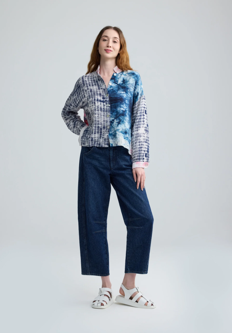 Luukaa DAHLIA Printed muslin shirt 1138