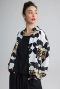 Luukaa AMARIS Floral print stand collar shirt 1128