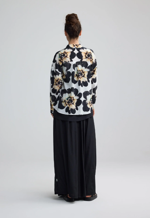 Luukaa AMARIS Floral print stand collar shirt 1128