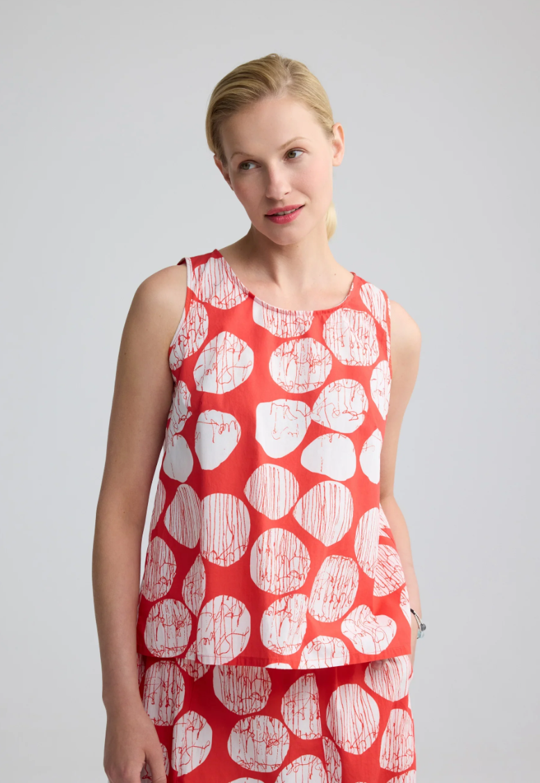 Luukaa ORLA Printed A-line top 103
