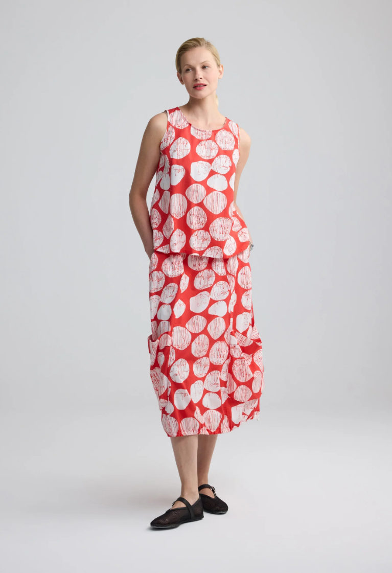 Luukaa ORLA Printed A-line top 103