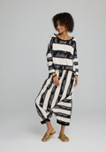 Luukaa SCHIZZO Contemporary striped blouse 1104