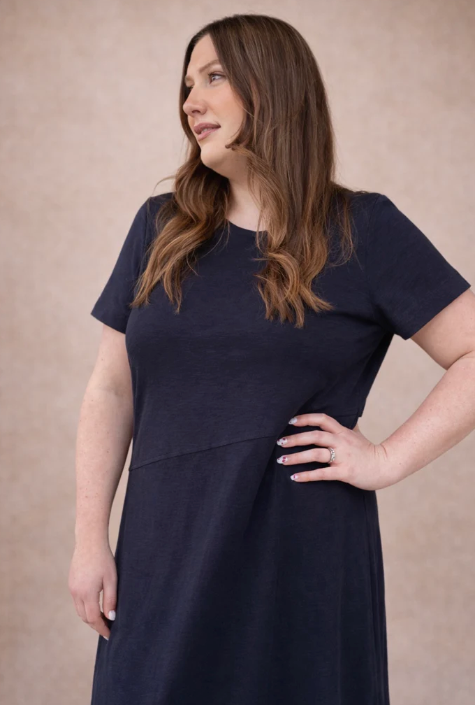 Foil Navy Festival Event Dress FO8241