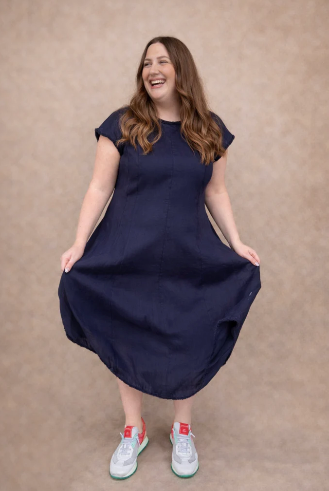 Foil Navy Festival Event Dress FO8241