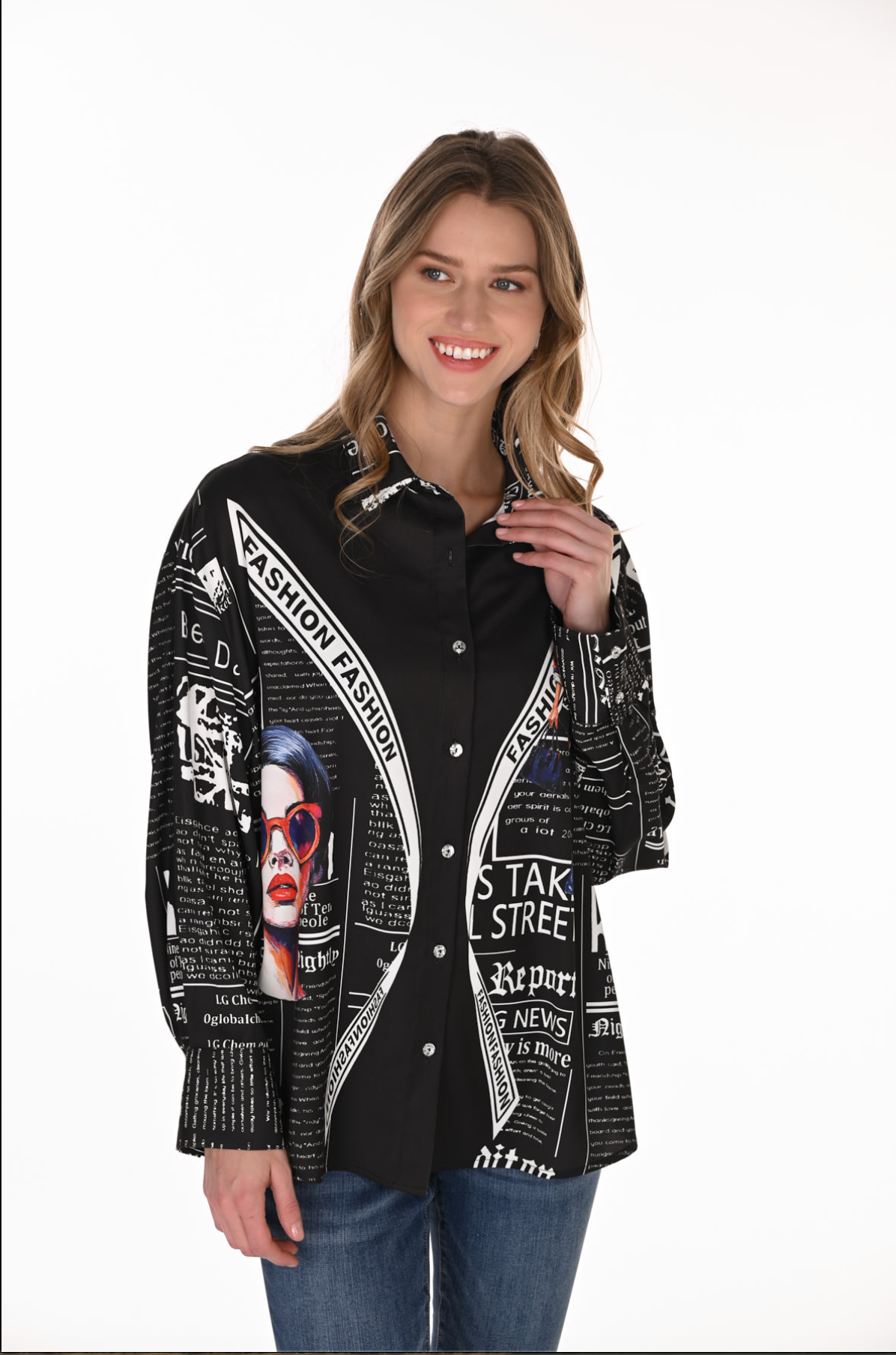 Frank Lyman Casual Hip-length Shirt Style 263726