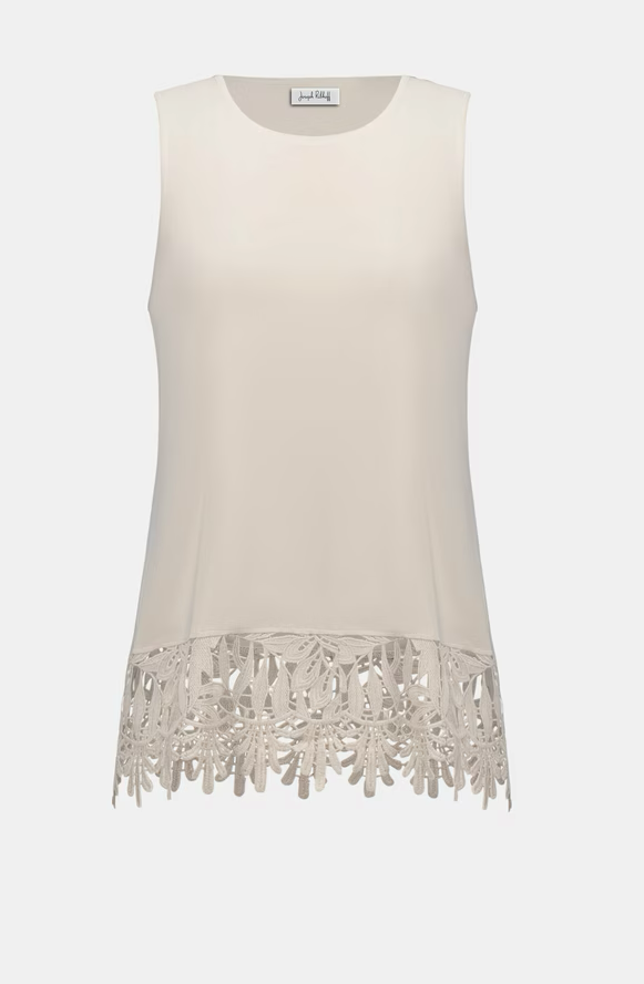 Joseph Ribkoff Chic Sleeveless Pullover Top Style 262094