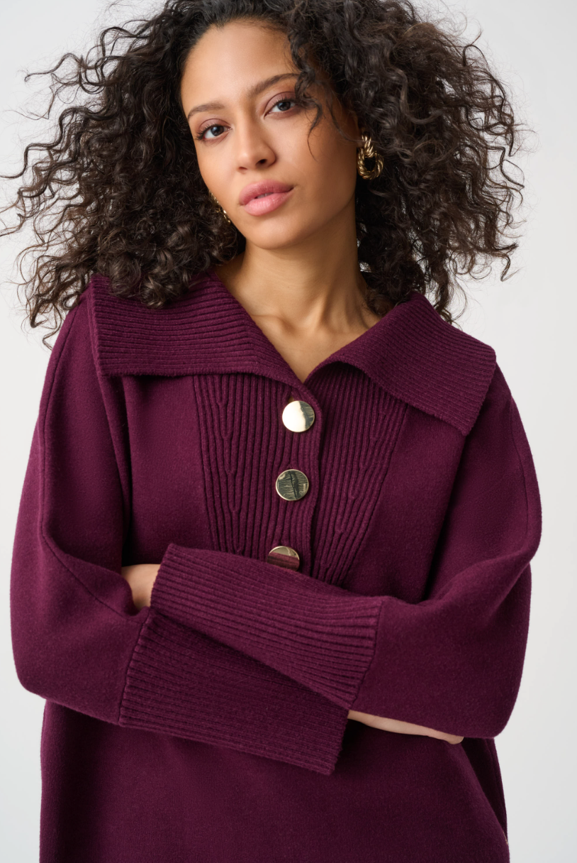 Joseph Ribkoff Loose Fit Button Closure Style 263938