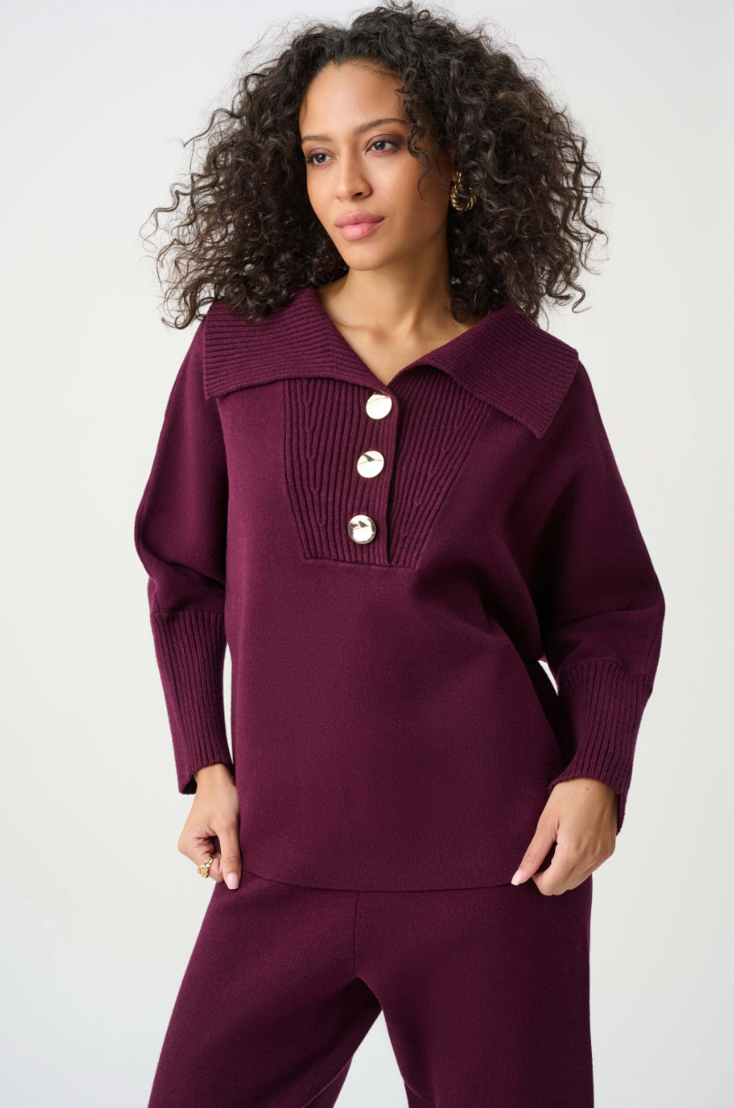 Joseph Ribkoff Loose Fit Button Closure Style 263938