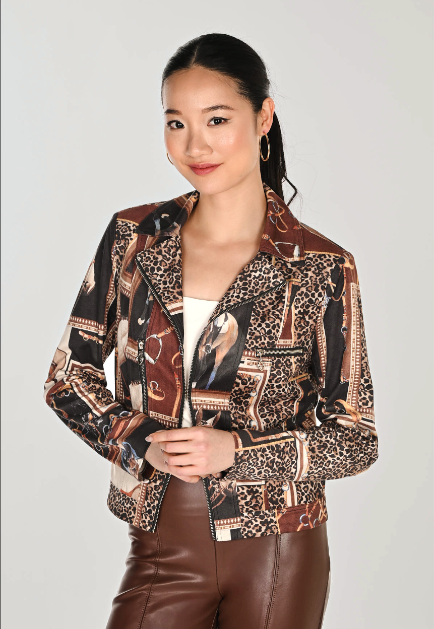 Frank Lyman Animal Print Blazer Style 263770