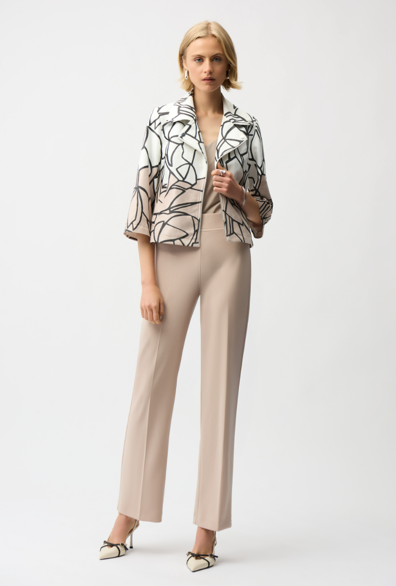 Joseph Ribkoff Collared Hip-length Blazer Style 261908