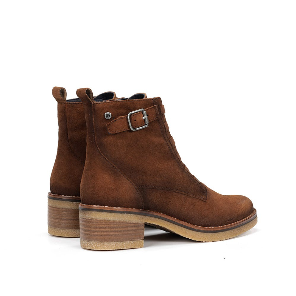 Dorking Lucero 8868 Women's Crepe Sole Side-Zip Ankle Boot 100118