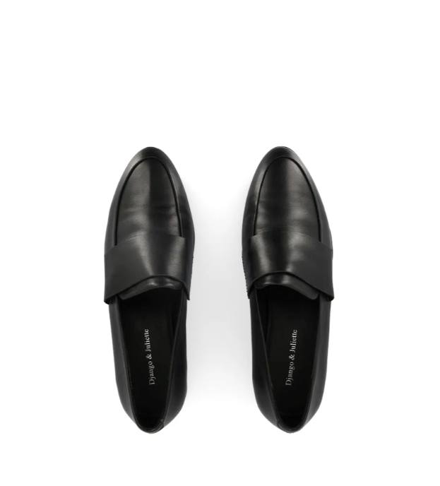 Django & Juliette Gabrian Black Patent Leather Loafer
